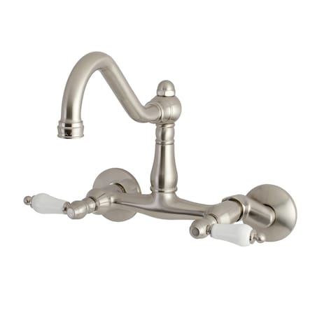 KS3228PL 6-Inch Adjustable Center Wall Mount Kitchen Faucet